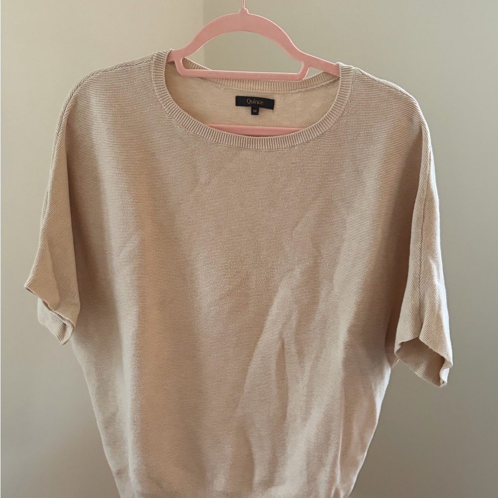 Quince Cream Knit Top